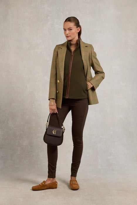 (Holland Cooper) Country Fleece Gilet - Khaki (Women's)