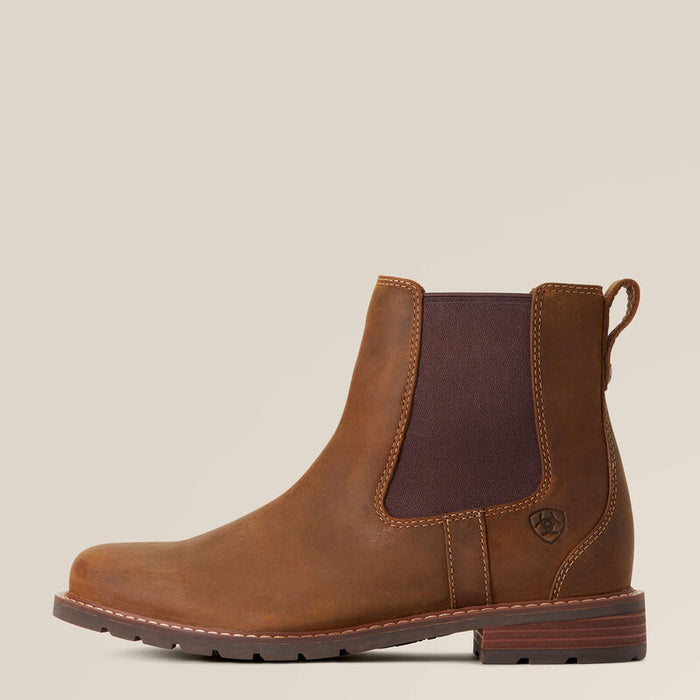(Ariat) Wexford Waterproof Chelsea Boot - Weathered Brown (Women's)