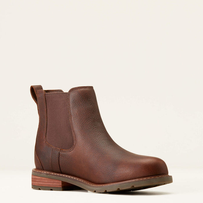 (Ariat) Wexford Waterproof Chelsea Boot - Dark Brown (Men's)