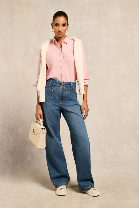 (Holland Cooper) Oxford Shirt - Pink (Women's)