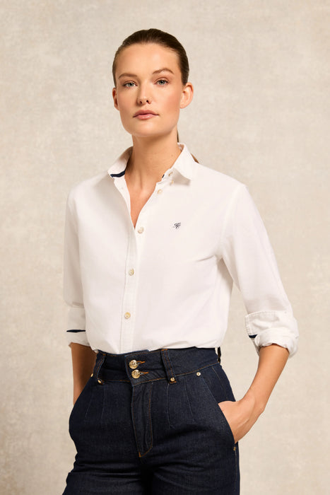 (Holland Cooper) Oxford Shirt - White (Women's)