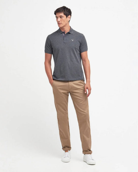 SALE - Barbour - Tartan Pique Polo - Slate Marl (Men's)