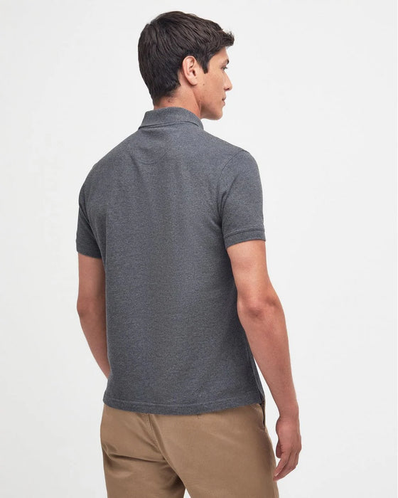 SALE - Barbour - Tartan Pique Polo - Slate Marl (Men's)