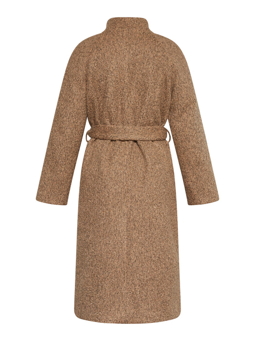 (Red Green) Sora Coat - Dark Brown Melange (Women's)