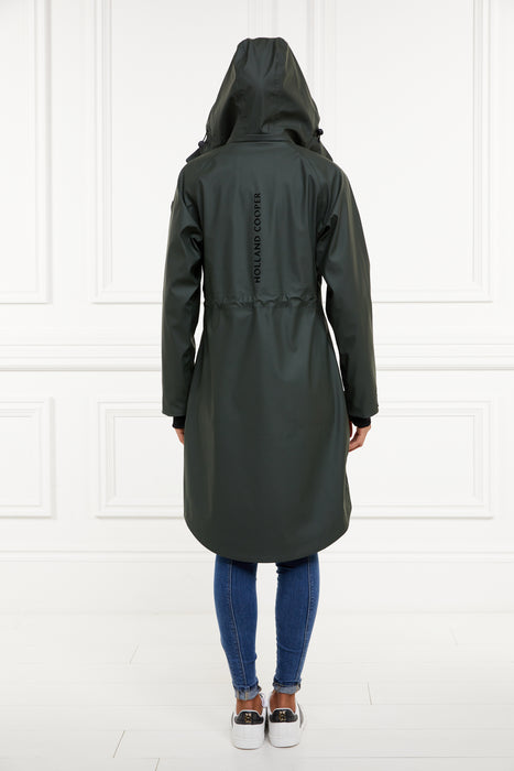 (Holland Cooper) Chartwell Rain Parka - Evergreen (Women's)