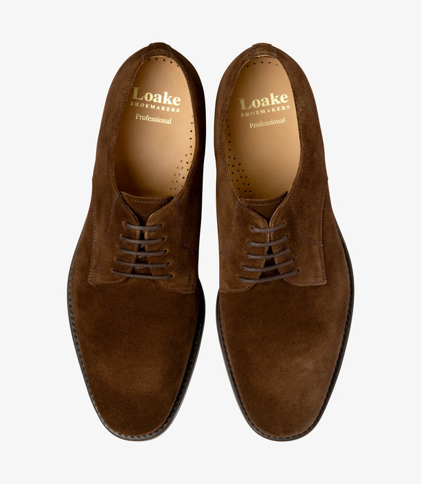(Loake) '205' Shoe - Brown Suede (Men's)