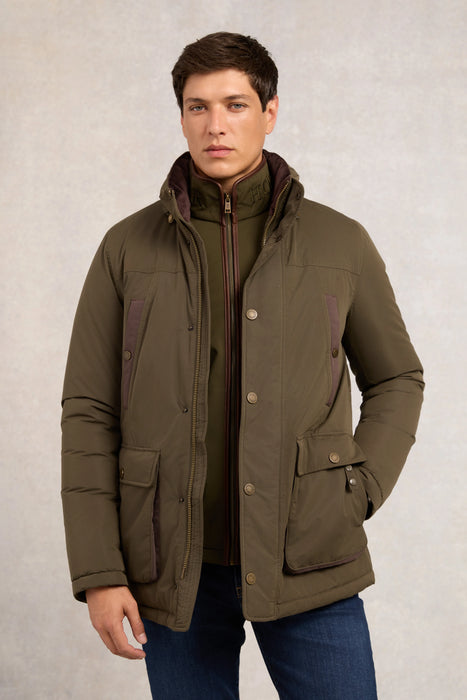 (Holland Cooper) Stamford Field Coat - Khaki (Men's)