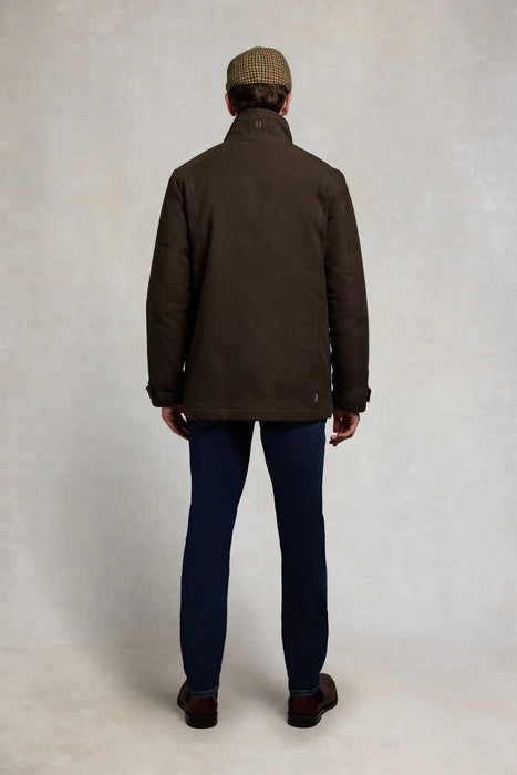 (Holland Cooper) Moleskin Field Coat - Chocolate (Men's)