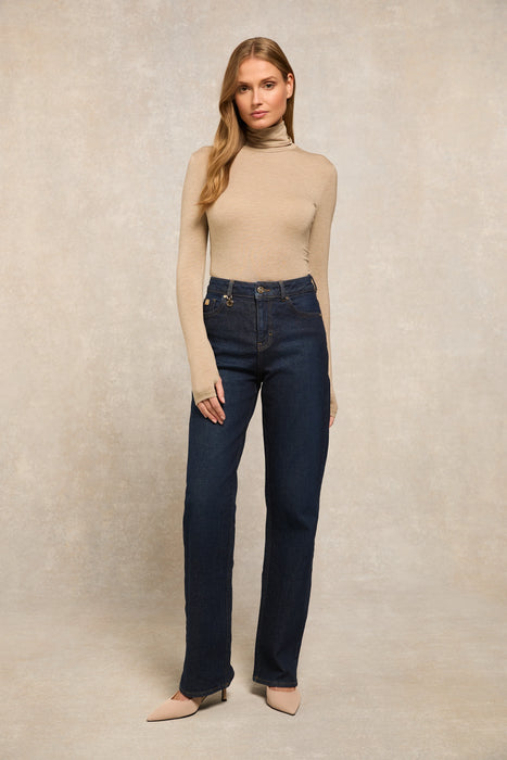 (Holland Cooper) Classic Straight Jean - Deep Indigo (Women's)