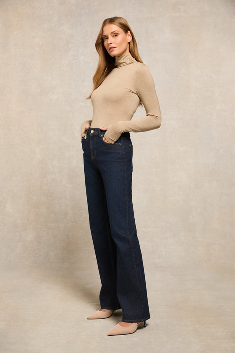 (Holland Cooper) Classic Straight Jean - Deep Indigo (Women's)