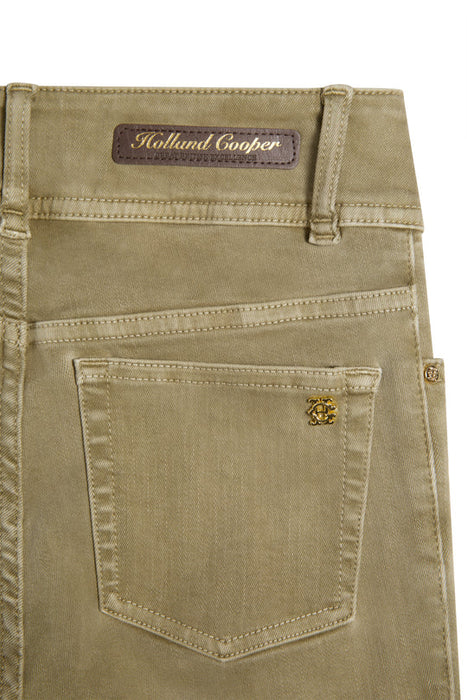 (Holland Cooper) Contour Skinny Jean - Washed Sage (Women's)