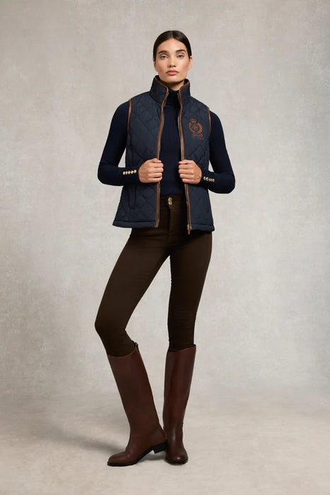 (Holland Cooper) Lightweight Country Gilet - Ink Navy (Women's)
