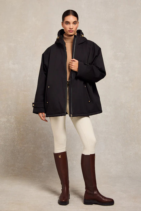 (Holland Cooper) One Size Lightweight Jacket - Black (Women's)