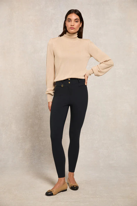 (Holland Cooper) Contour Trouser - Ink Navy (Women's)