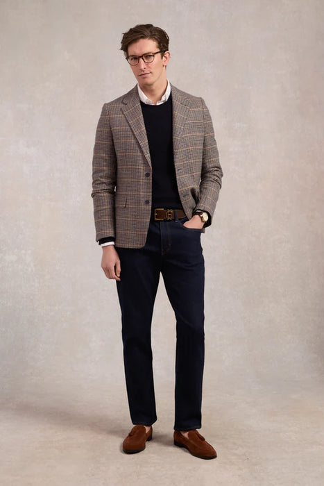 (Holland Cooper) Classic Straight Jean - Dark Indigo (Men's)