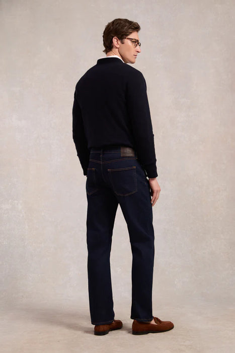(Holland Cooper) Classic Straight Jean - Dark Indigo (Men's)