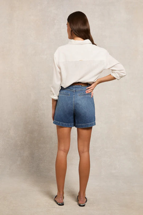 (Holland Cooper) Relaxed Fit Linen Shirt (Women's)