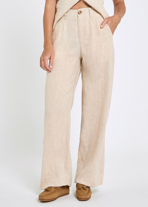 (Dubarry) Kelby Linen Trousers - Oatmeal (Women's)