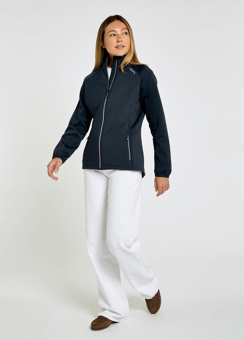 (Dubarry) Seamist Lightweight Hybrid Jacket - Navy (Women's)