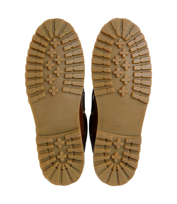 (Loake) '523' Moccasin - Brown Waxy (Men's)