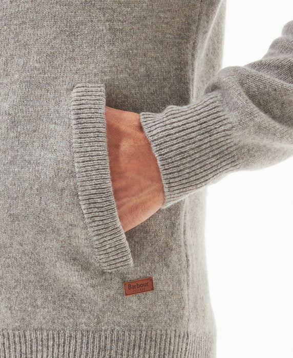 (Barbour) Essential Patch Zip Knitted Jumper (Men's)