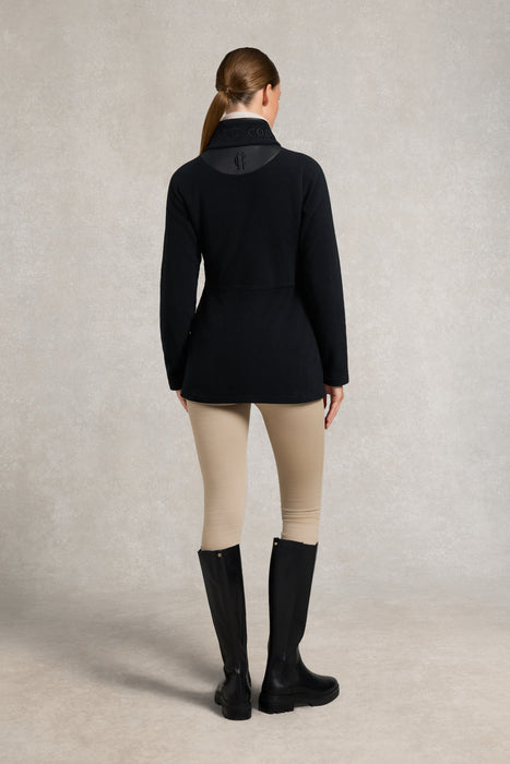 (Holland Cooper) Country Longline Fleece - Black (Women's)
