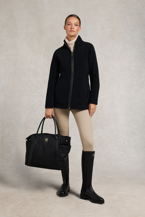 (Holland Cooper) Country Longline Fleece - Black (Women's)