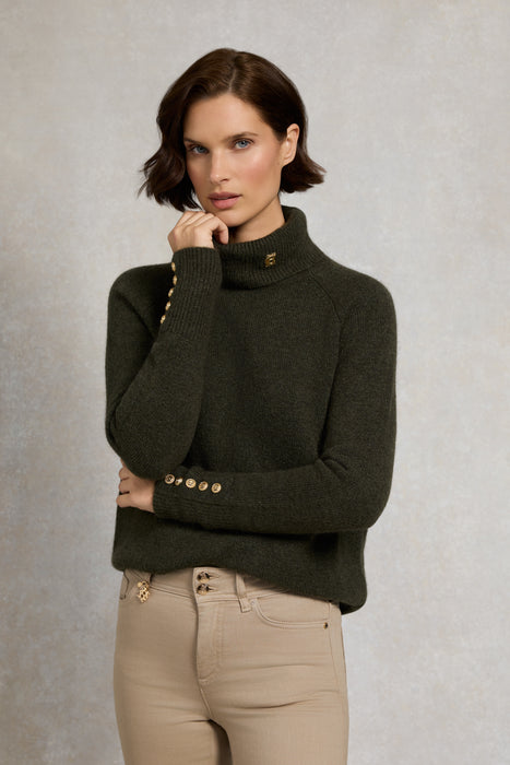 (Holland Cooper) Tori Knit - Forest Green (Women's)