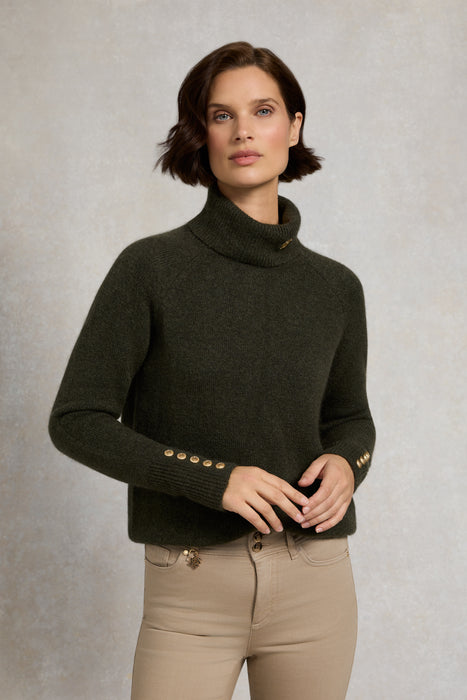 (Holland Cooper) Tori Knit - Forest Green (Women's)