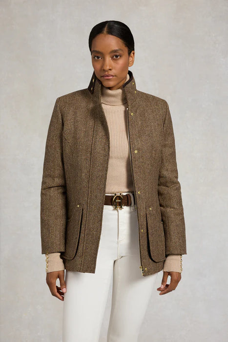 (Holland Cooper) Country Classic Jacket - Bourbon Tweed (Women's)
