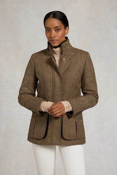 (Holland Cooper) Country Classic Jacket - Bourbon Tweed (Women's)