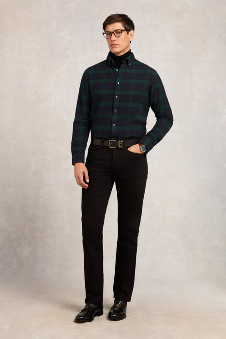 (Holland Cooper) Classic Button Down Shirt - Blackwatch (Men's)