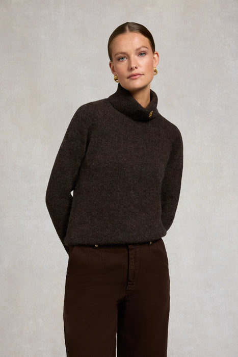 (Holland Cooper) Tori Knit - Chocolate (Women's)