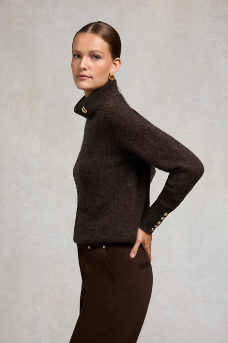 (Holland Cooper) Tori Knit - Chocolate (Women's)