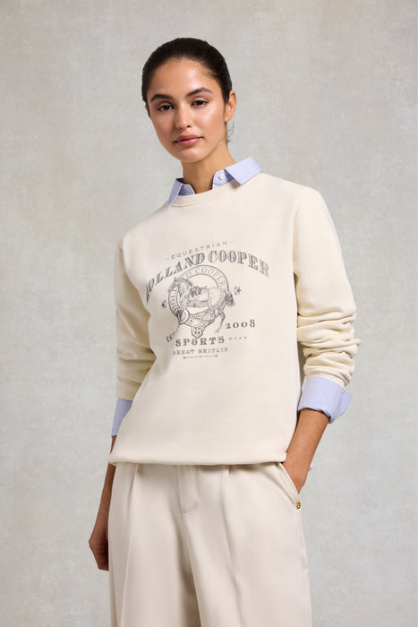 (Holland Cooper) Appaloosa Crew Neck Sweat (Women's)