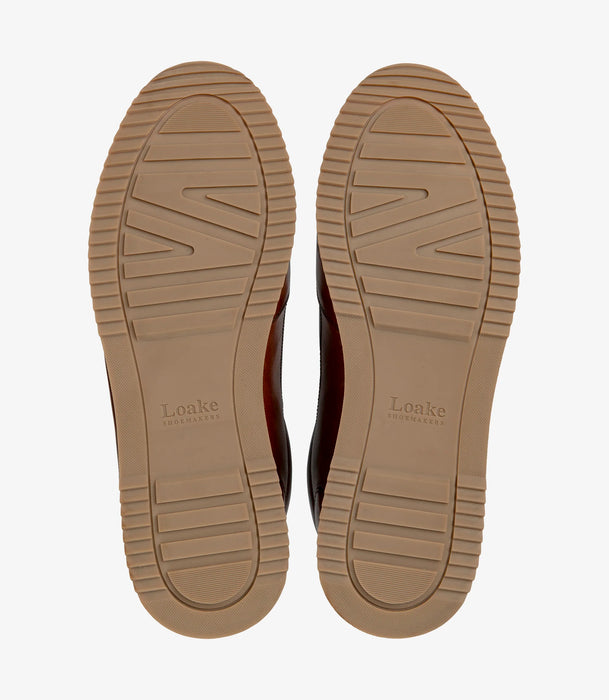 (Loake) Bannister Trainer - Cedar Calf Leather (Men's)