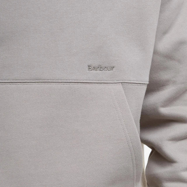(Barbour) Yalding Hooded Sweatshirt - Concrete (Men's)