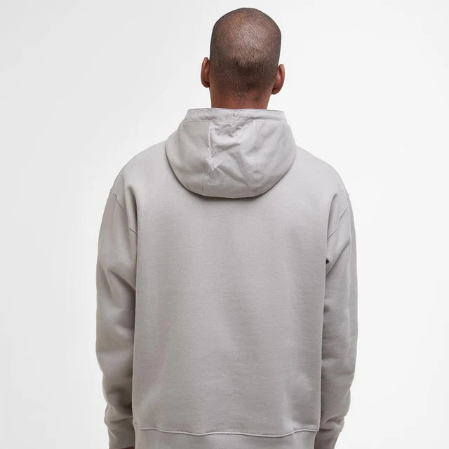 (Barbour) Yalding Hooded Sweatshirt - Concrete (Men's)