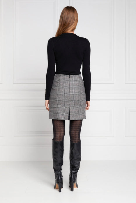 (Holland Cooper) Buttoned Knit Crew Neck Jumper (Women's)