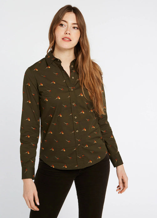 (Dubarry) Calamint Pheasant Print Shirt (Women's)