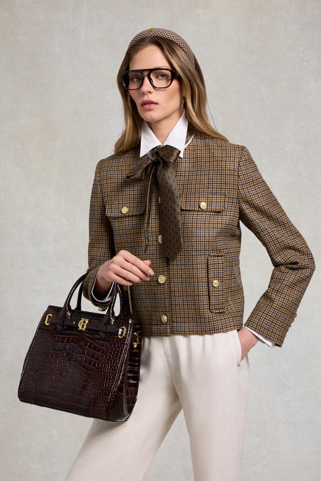 (Holland Cooper) Chelsea Jacket - Abbot Check Tweed (Women's)