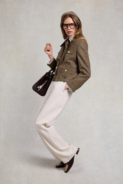 (Holland Cooper) Chelsea Jacket - Abbot Check Tweed (Women's)