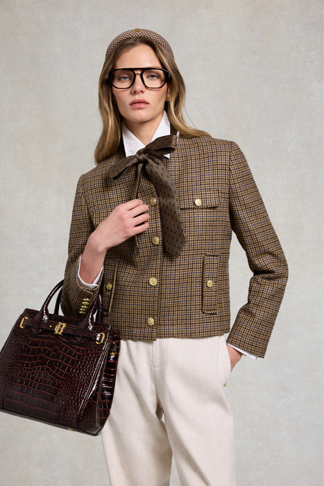 (Holland Cooper) Chelsea Jacket - Abbot Check Tweed (Women's)