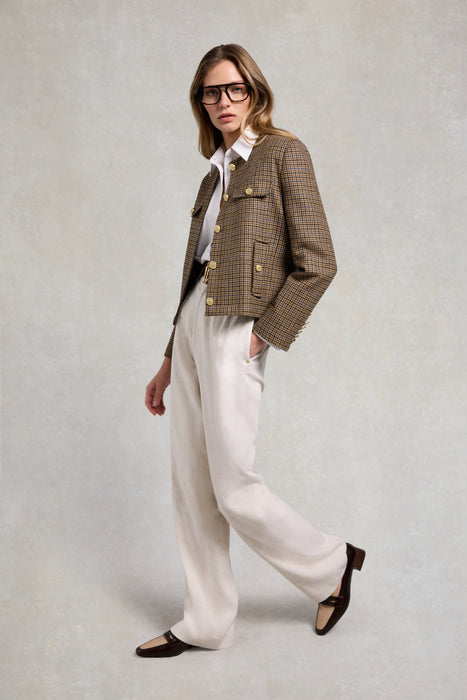 (Holland Cooper) Chelsea Jacket - Abbot Check Tweed (Women's)