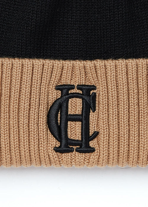 (Holland Cooper) Chelsea Marino Bobble Hat - Black (Women's)