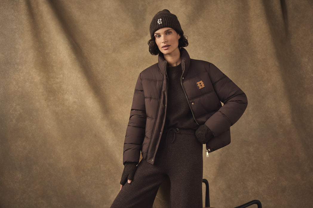 (Holland Cooper) Classic Embroidered Beanie (Women's)