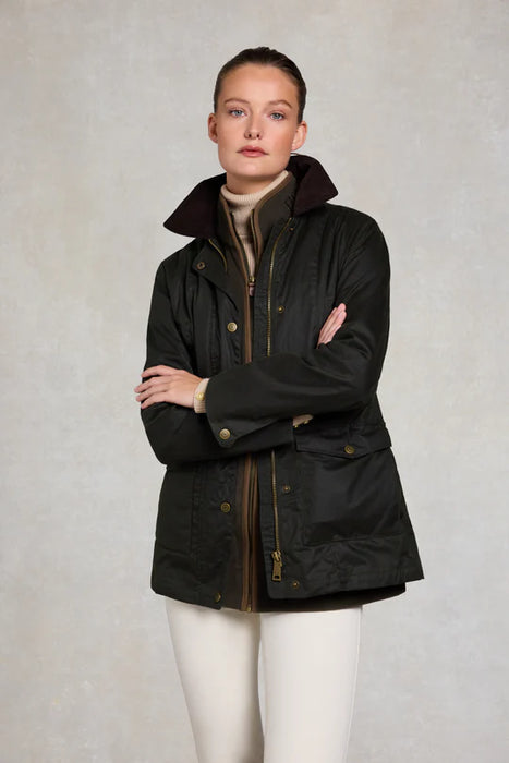 (Holland Cooper) Classic Waxed Jacket (Women's)