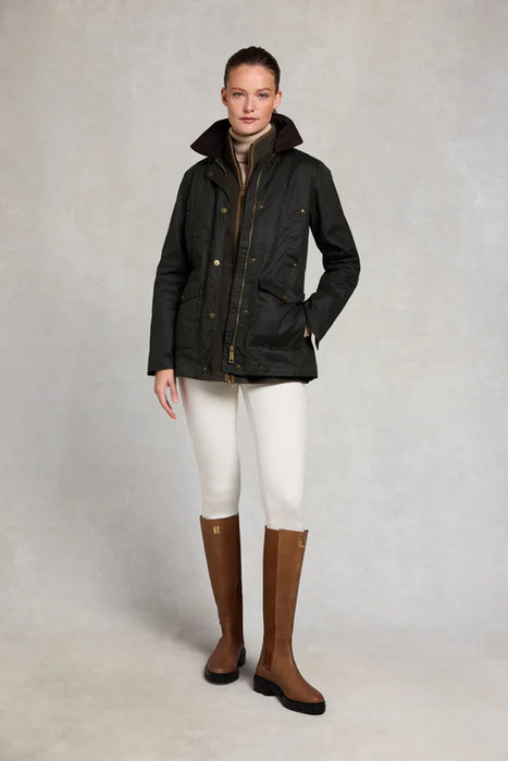 (Holland Cooper) Classic Waxed Jacket (Women's)