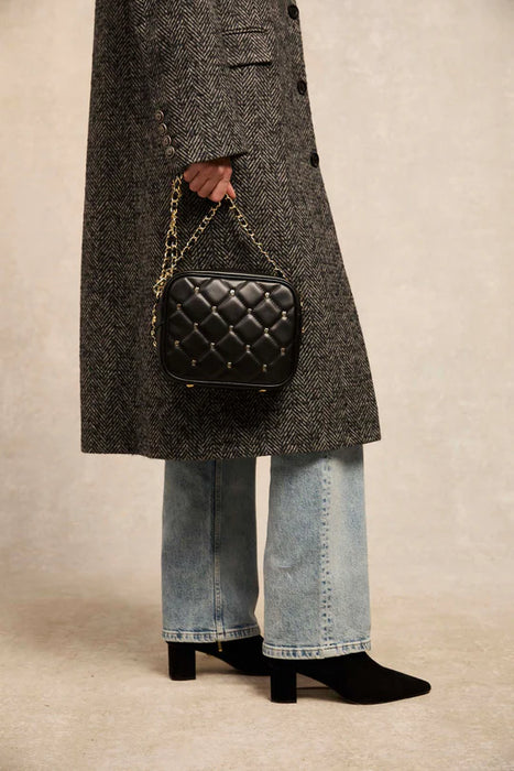 (Holland Cooper) Soho Quilted Camera Bag - Black (Women's)