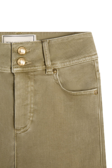 (Holland Cooper) Contour Skinny Jean - Washed Sage (Women's)
